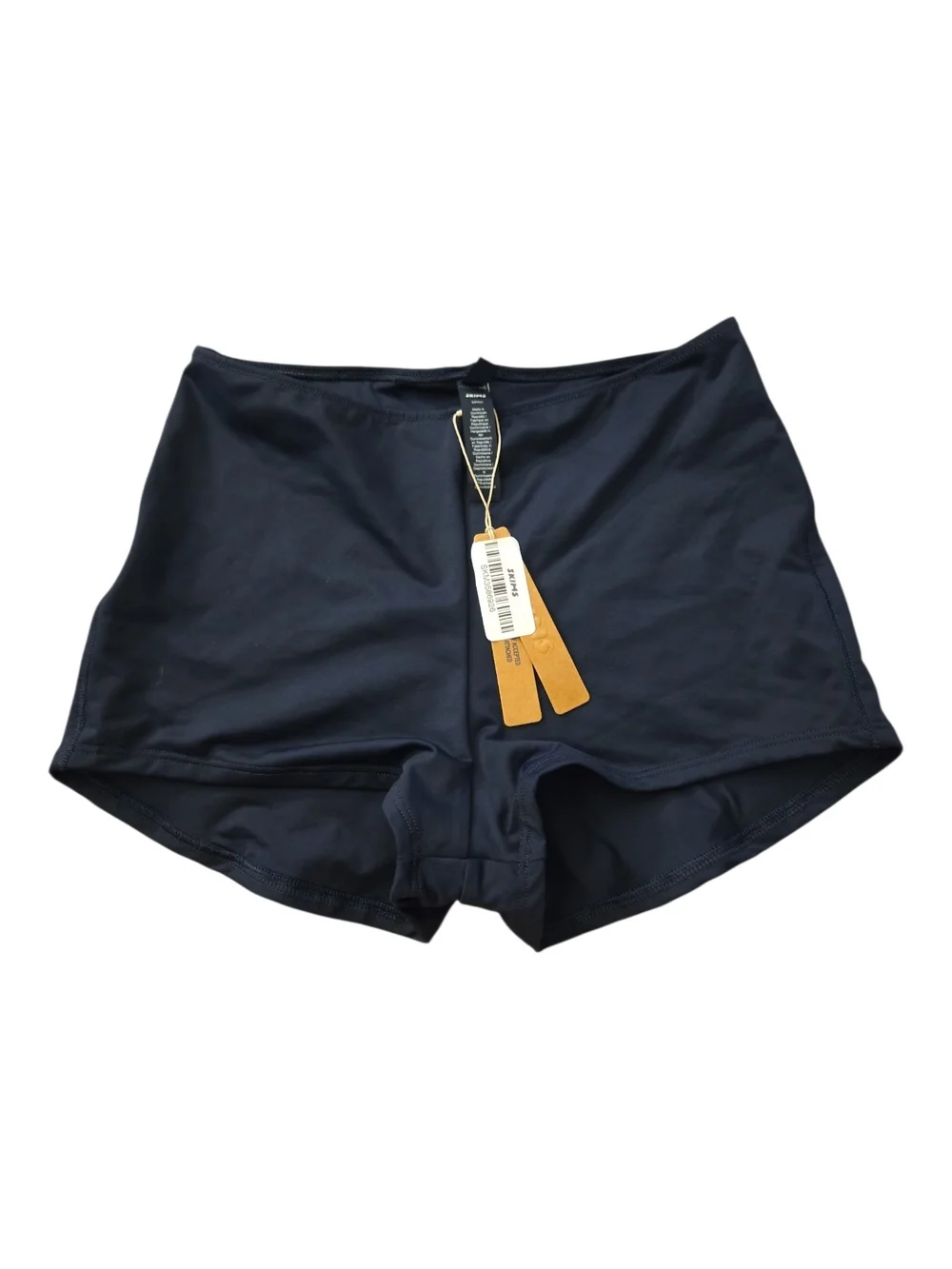 NWT SKIMS Signature Swim Short Boyshorts Navy Blue Small
